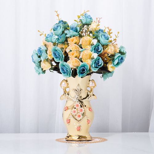 花瓶陶瓷插花套裝 現代家居裝飾的藝術之選